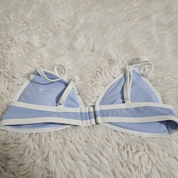 Blue Bikini Set with Skirt - Picture 4 of 8